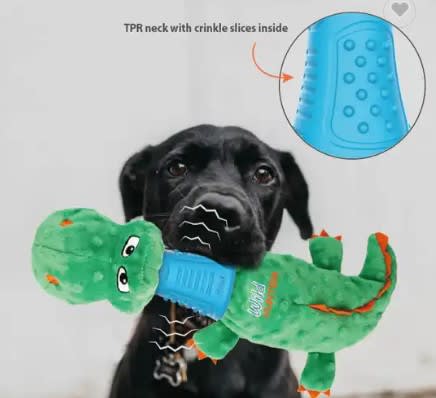 COCODRILO WILD HUNTER GIGWI - Juguete con sonido crujiente2