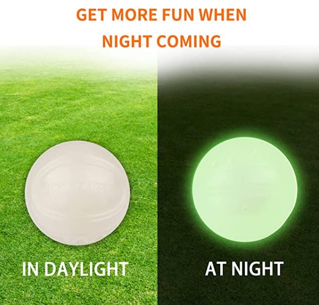 GIGWI SKIPDAWG NEON GLOW BALL2