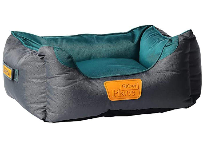 GIGWI GIG PLACE SOFT BED CANVAS, TPR GREEN & GRAY1
