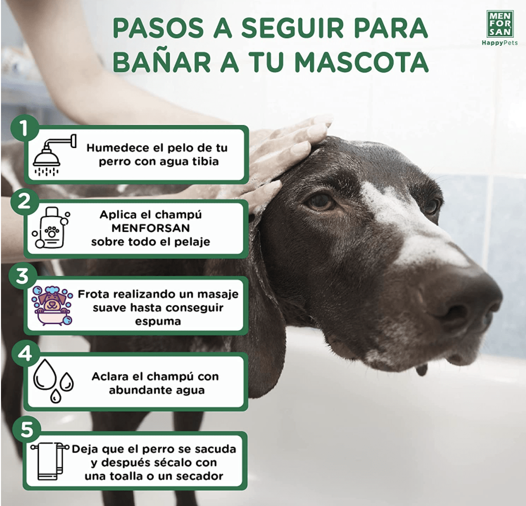 MEN FOR SAN Champú para perros con Biotina 300ml4