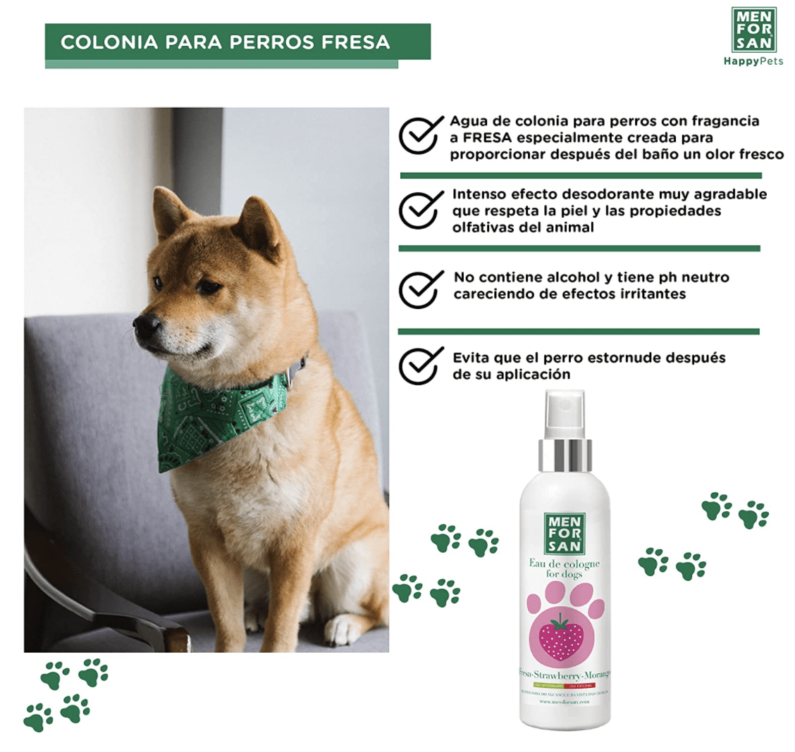 Men For San colonia FRESA para perros 125ML4