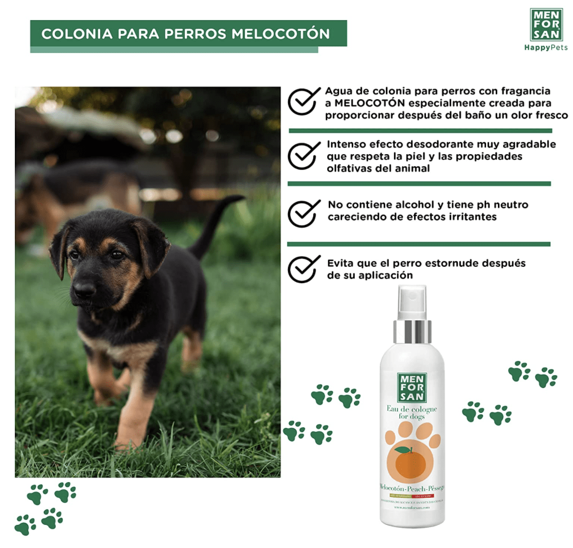 Men For San colonia MELOCOTON para perros 125ML4