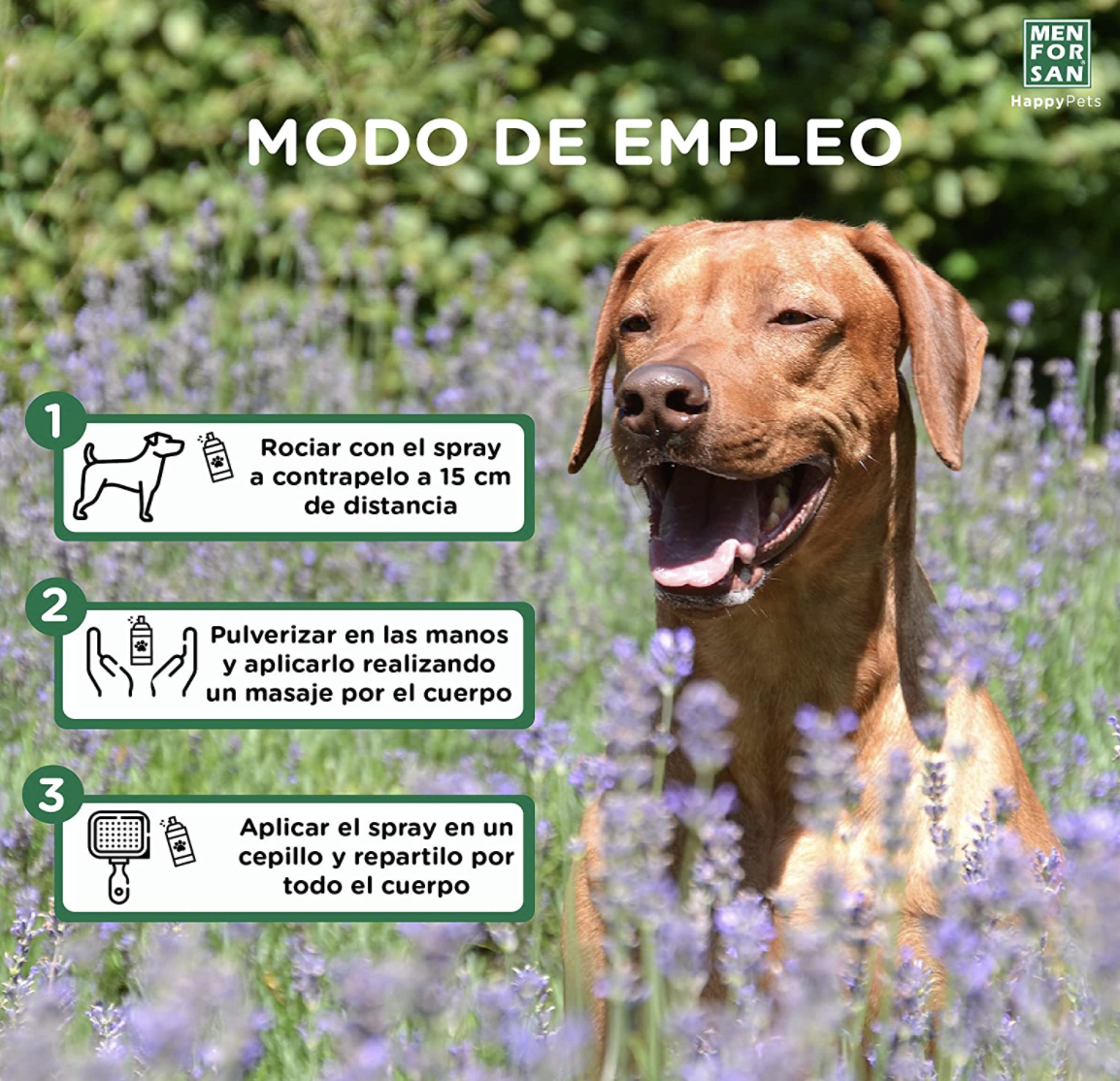 Men For San colonia FRESA para perros 125ML5