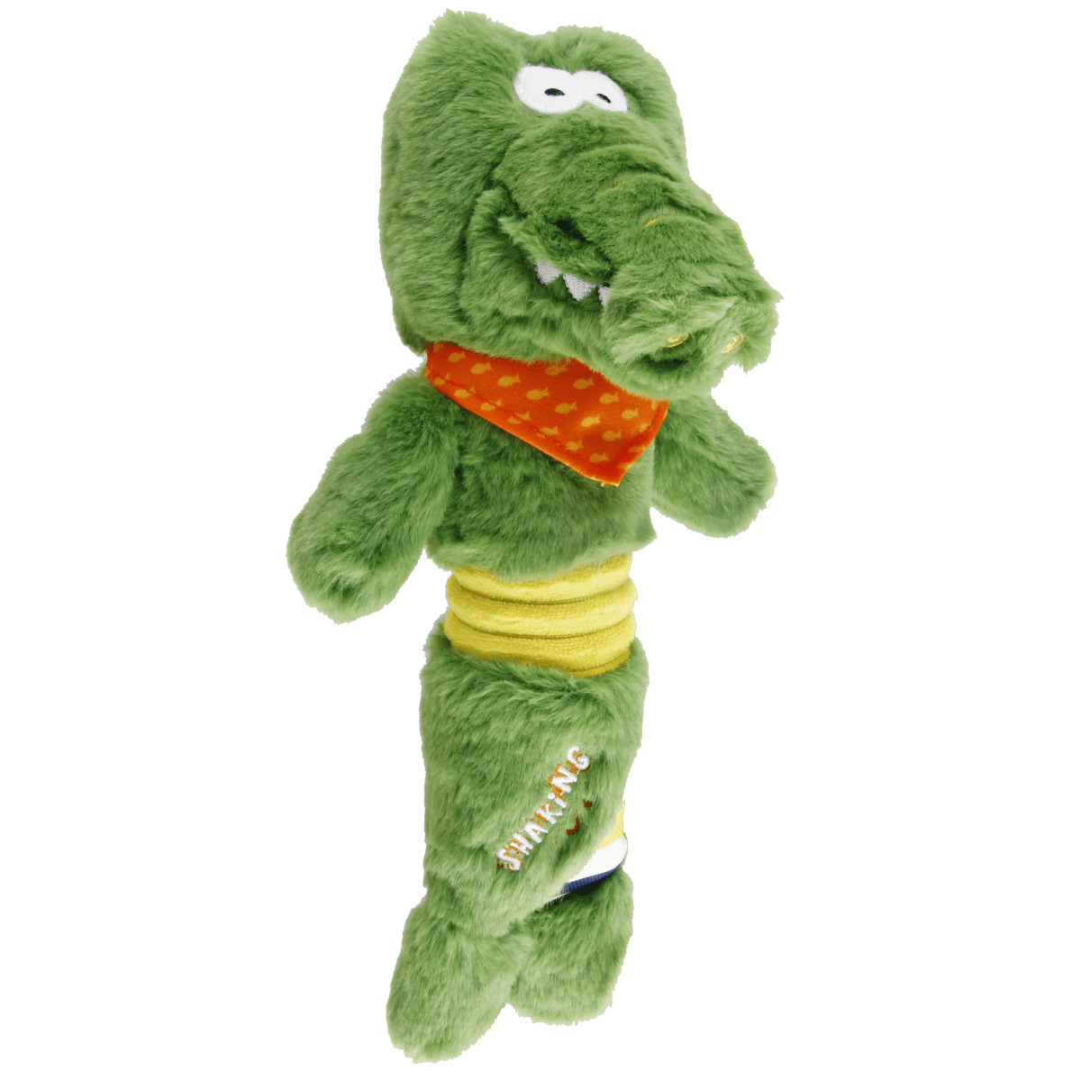 SHAKING FUN COCODRILO GIGWI - Juguete con chirriador interior para sacudir o presionar2