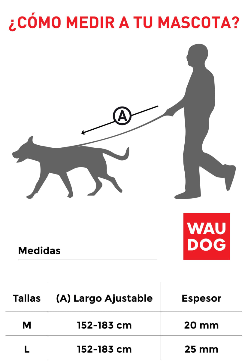 WAUDOG CORREA REGULABLE PLAID3