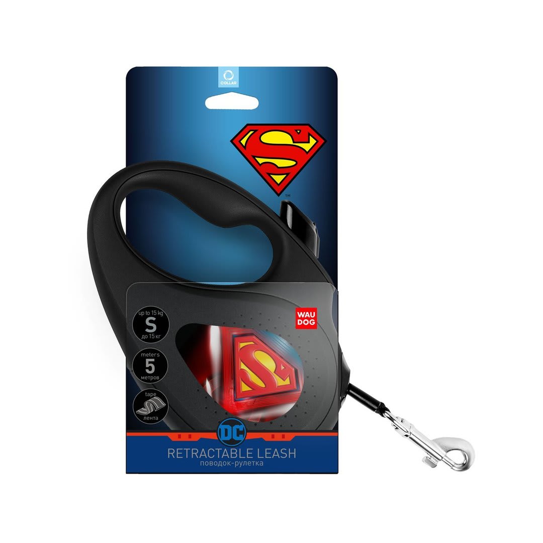 WAUDOG CORREA RETRACTIL SUPERMAN LOGO2