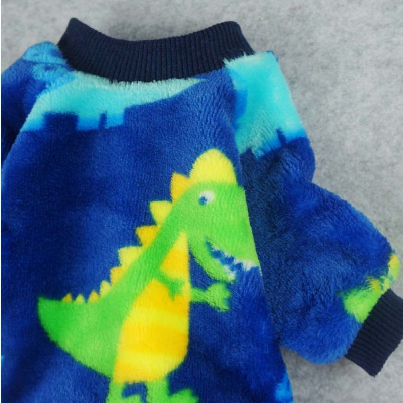 FITWARM PIJAMA DINOSUAR AZUL2