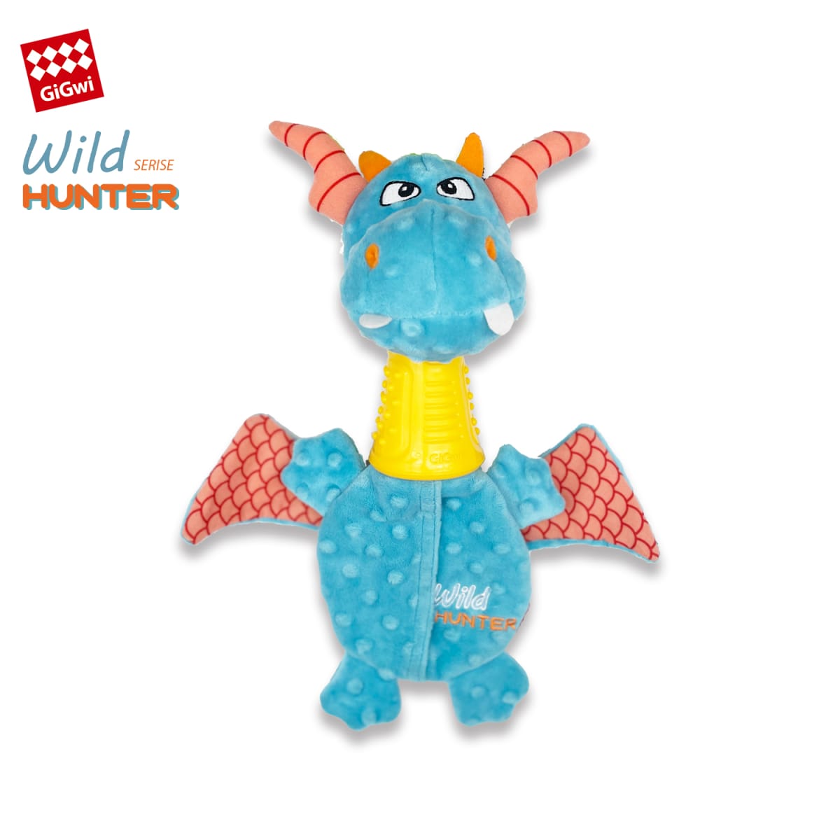 DRAGÓN WILD HUNTER GIGWI - Juguete con sonido crujiente1