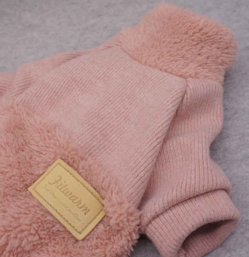 FITWARM ABRIGO FUZZY ROSADO CUELLO TORTUGA5