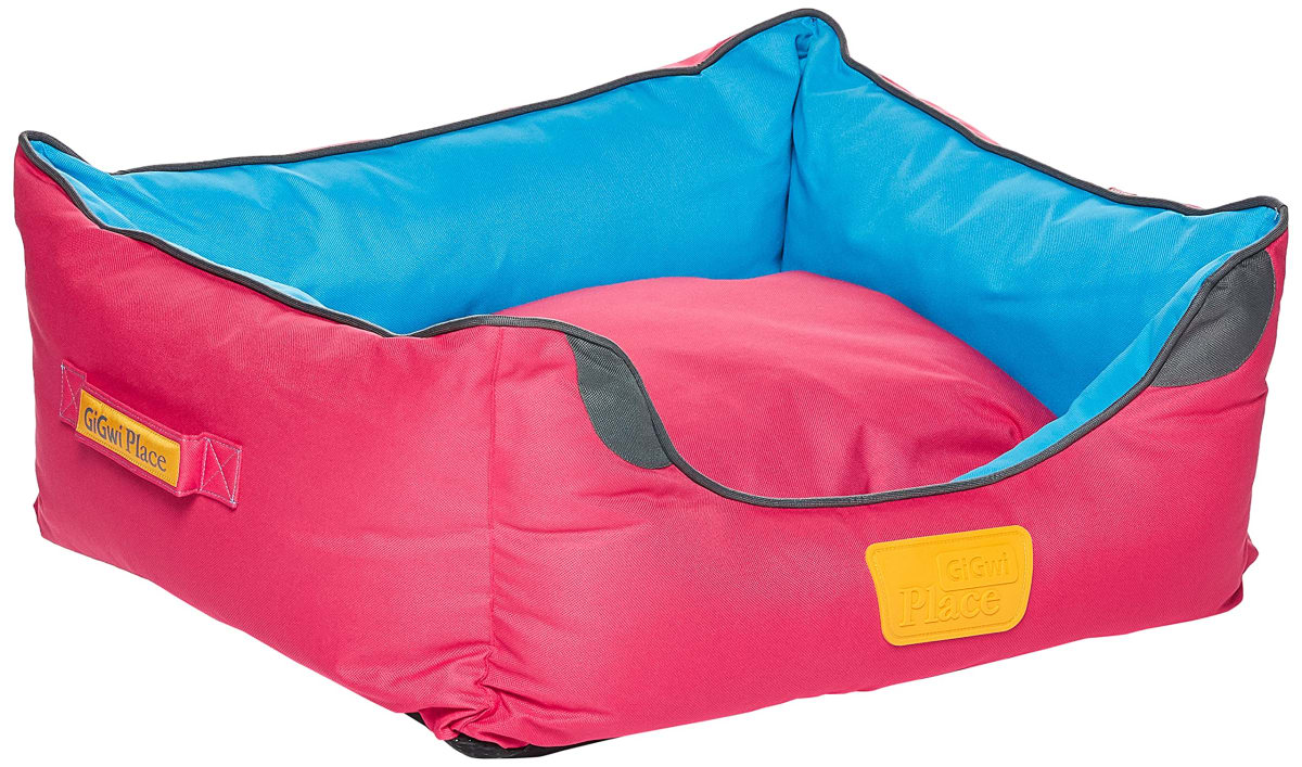 GIGWI GIG PLACE SOFT BED CANVAS, TPR FUCHSIA & LIGHT BLUE1