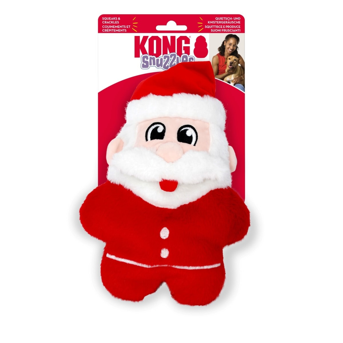 Kong Holiday Snuzzles Santa Md1