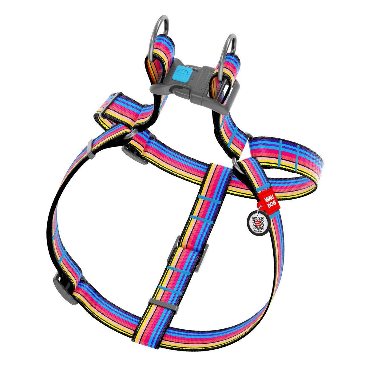 WAUDOG ARNES LINEA1 - HEBILLA FASTEX - PLACA QR3