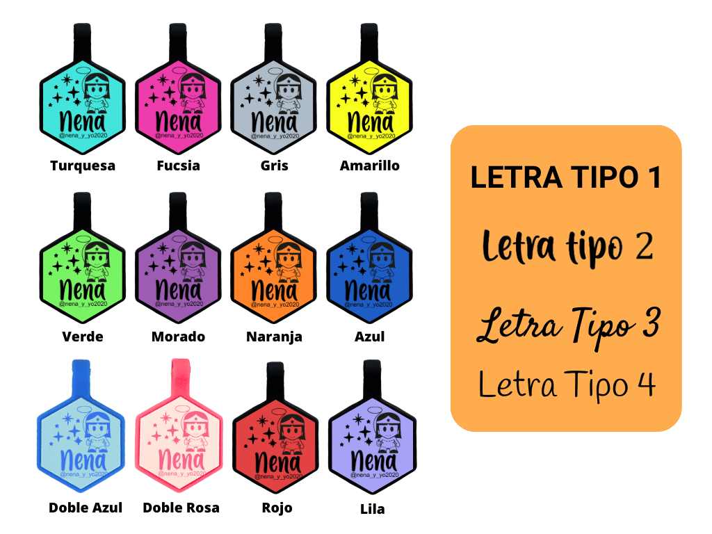 PLACA DE IDENTIFICACIÓN HEXÁGONO - WONDER WOMAN2