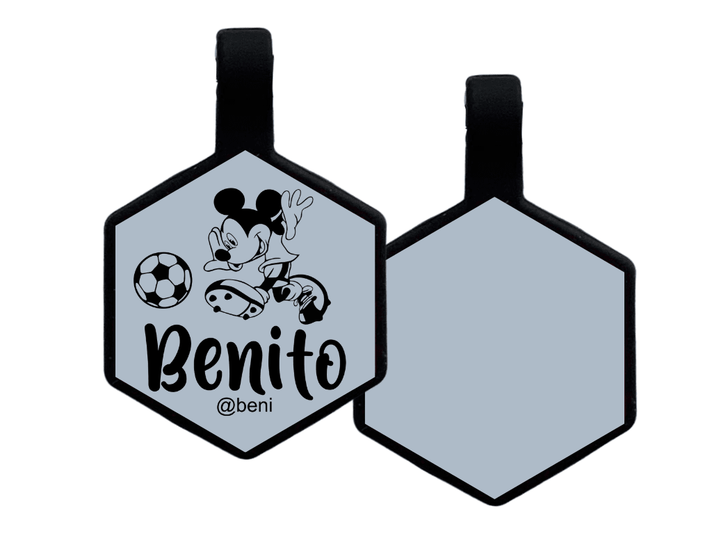 PLACA DE IDENTIFICACIÓN HEXÁGONO - MICKEY SPORT6
