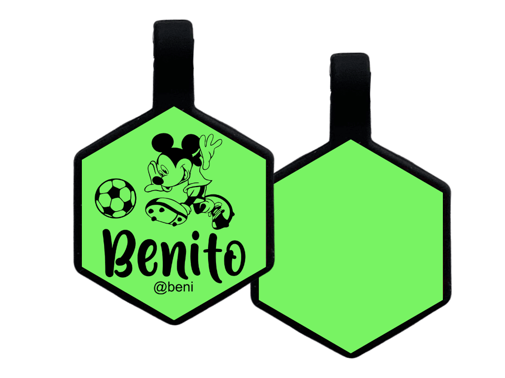 PLACA DE IDENTIFICACIÓN HEXÁGONO - MICKEY SPORT8