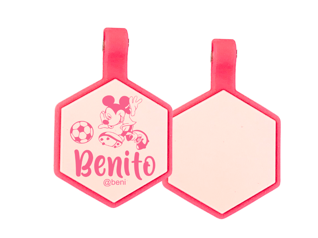 PLACA DE IDENTIFICACIÓN HEXÁGONO - MICKEY SPORT14