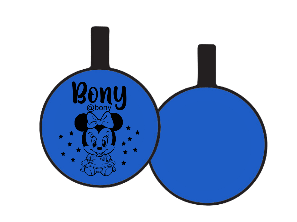 PLACA DE IDENTIFICACIÓN CIRCULO - BABY MINIE11