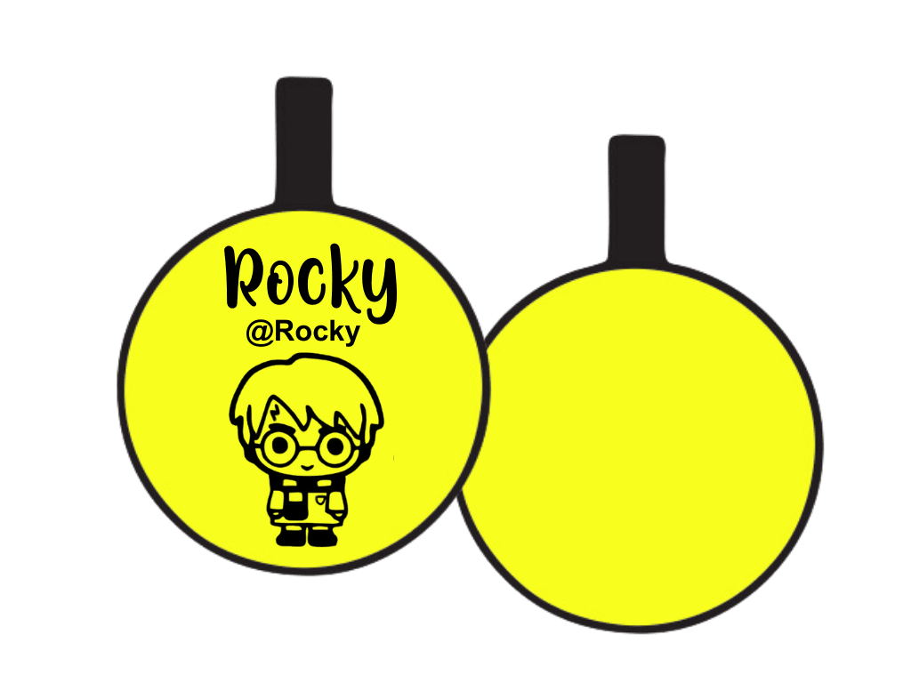 PLACA DE IDENTIFICACIÓN CIRCULO - HARRY POTTER7