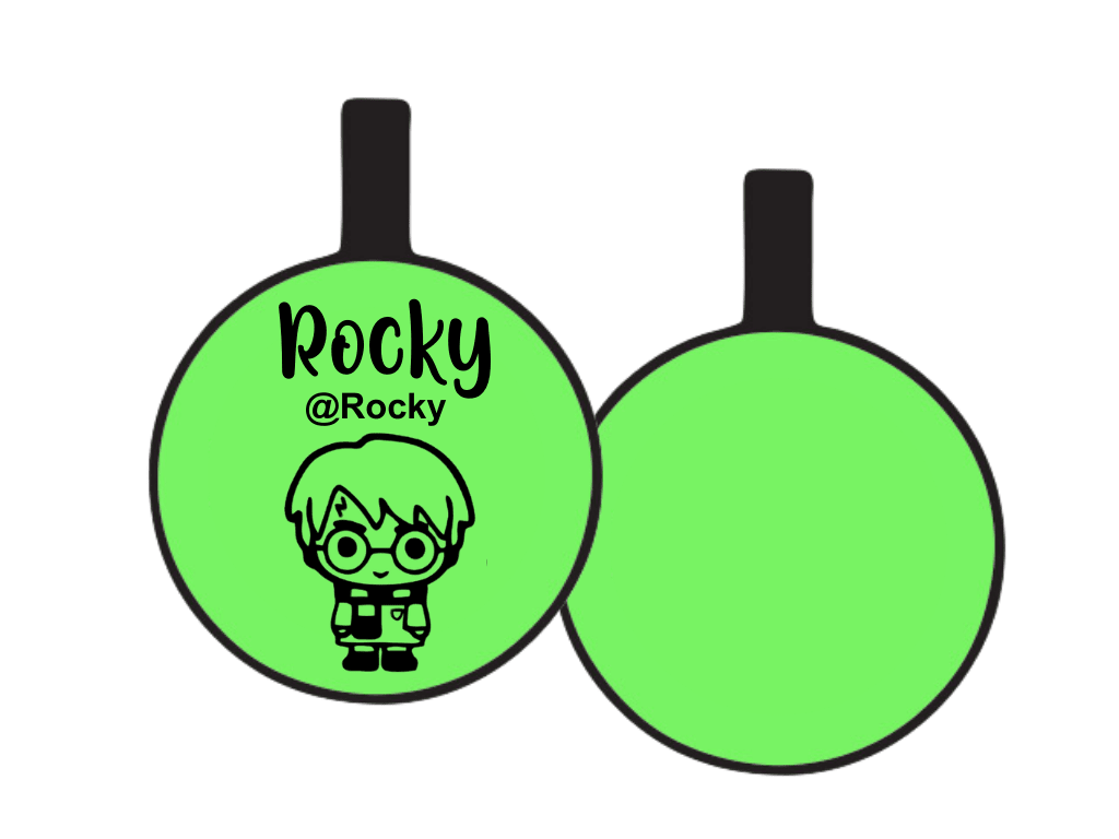 PLACA DE IDENTIFICACIÓN CIRCULO - HARRY POTTER8