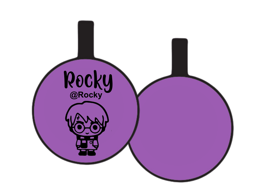 PLACA DE IDENTIFICACIÓN CIRCULO - HARRY POTTER9