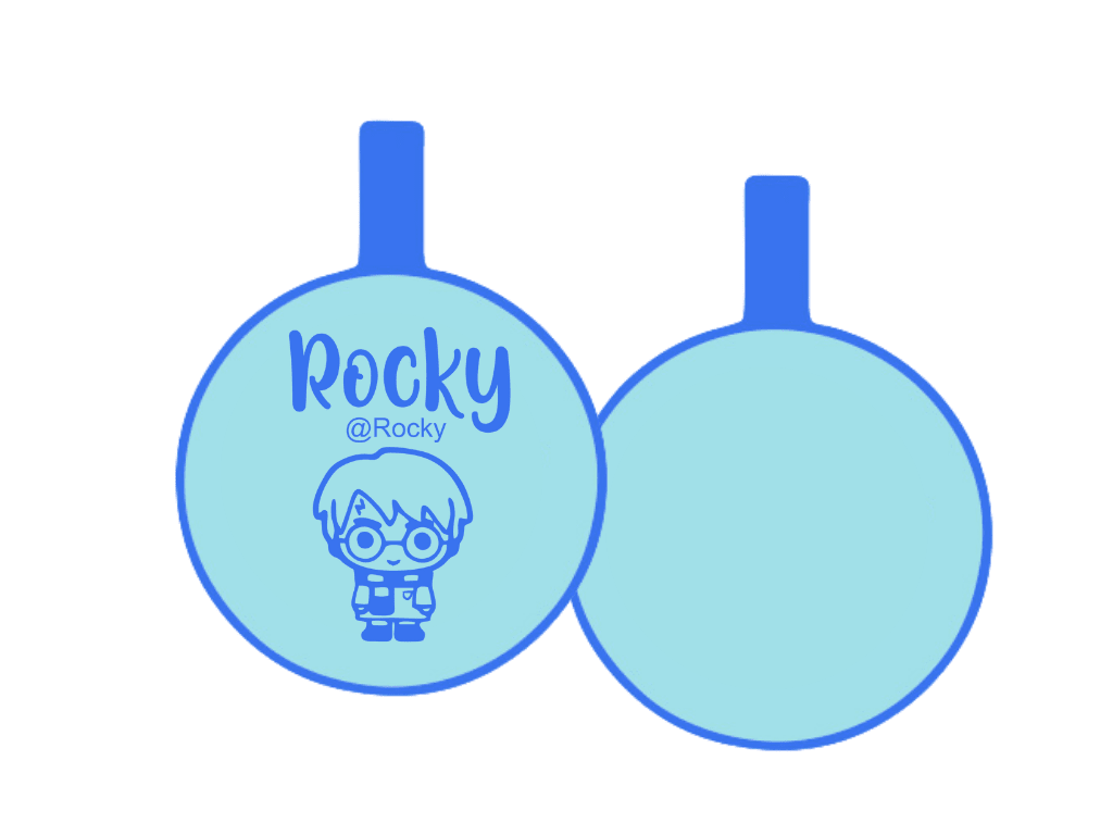 PLACA DE IDENTIFICACIÓN CIRCULO - HARRY POTTER13