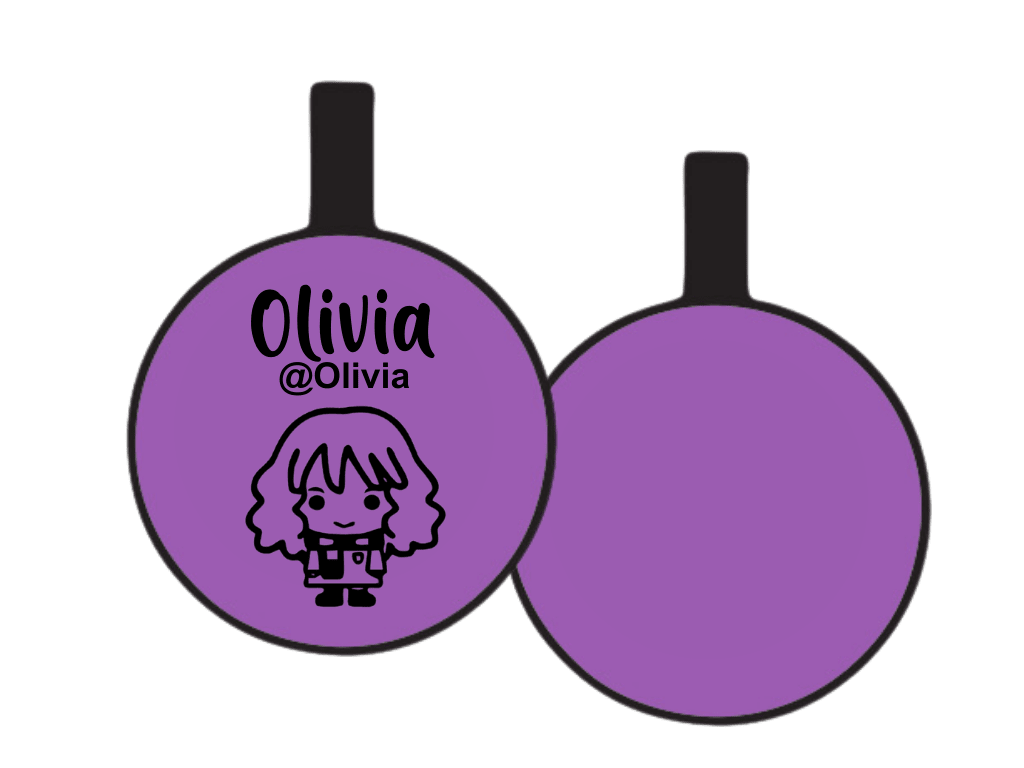 PLACA DE IDENTIFICACIÓN CIRCULO - HERMIONE GRANGER9