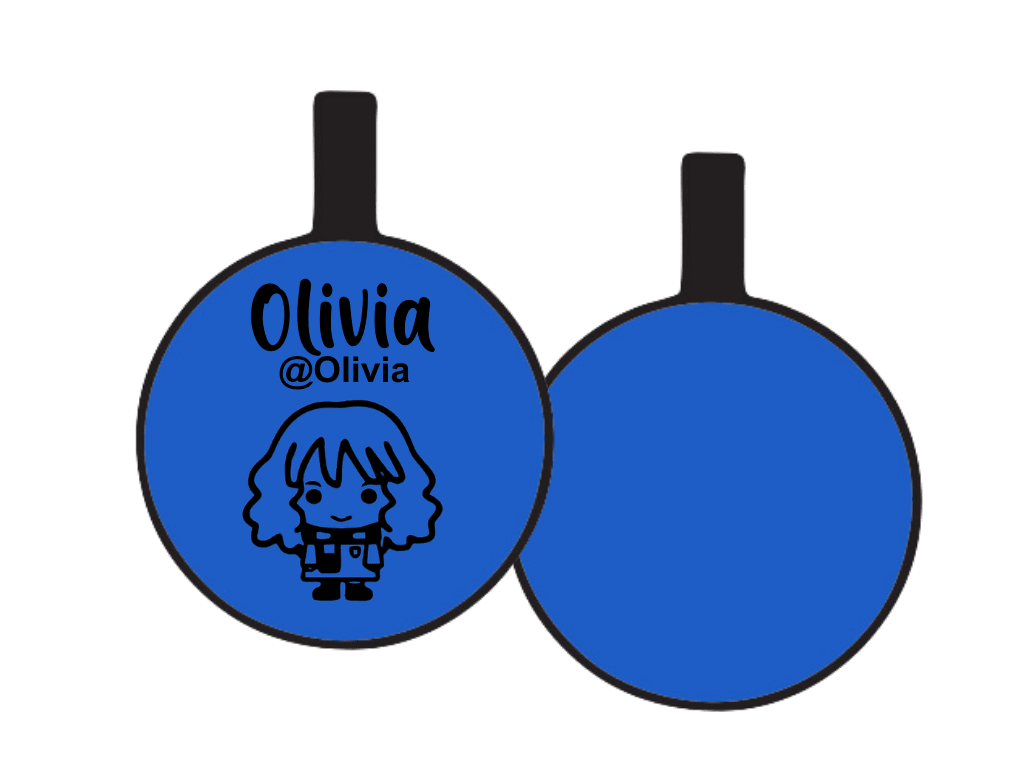 PLACA DE IDENTIFICACIÓN CIRCULO - HERMIONE GRANGER11