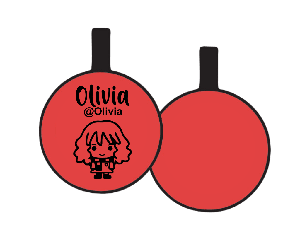 PLACA DE IDENTIFICACIÓN CIRCULO - HERMIONE GRANGER12