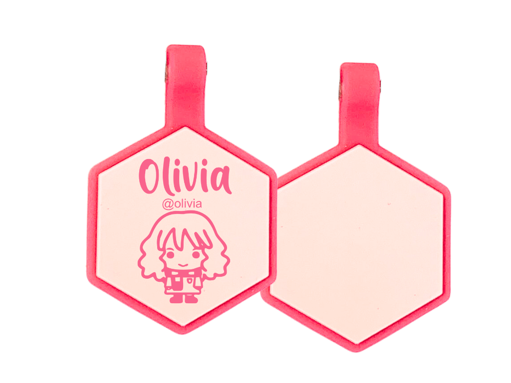 PLACA DE IDENTIFICACIÓN HEXÁGONO - HERMIONE GRANGER14