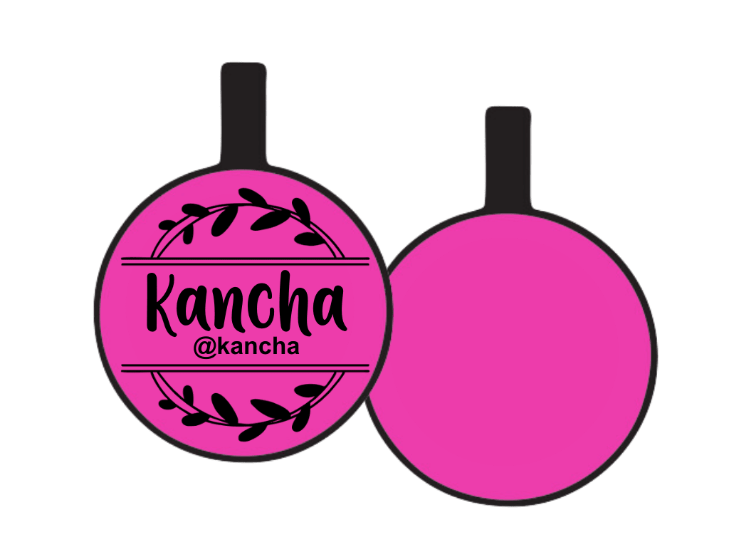 PLACA DE IDENTIFICACIÓN CIRCULO - CORONA DE FLORES4