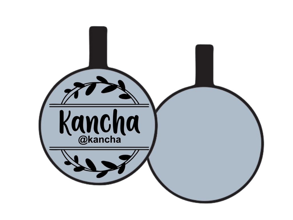 PLACA DE IDENTIFICACIÓN CIRCULO - CORONA DE FLORES5