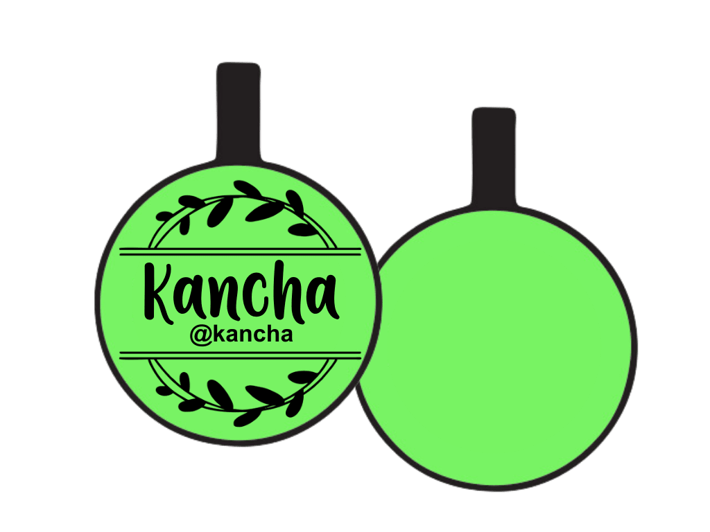 PLACA DE IDENTIFICACIÓN CIRCULO - CORONA DE FLORES7