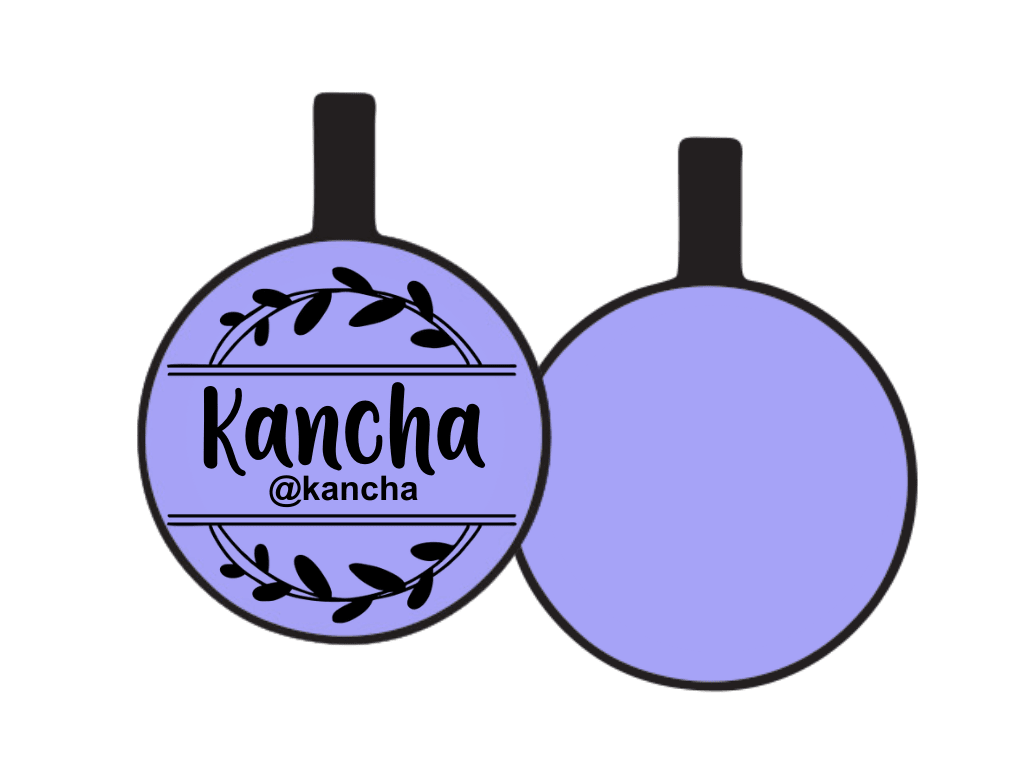 PLACA DE IDENTIFICACIÓN CIRCULO - CORONA DE FLORES12