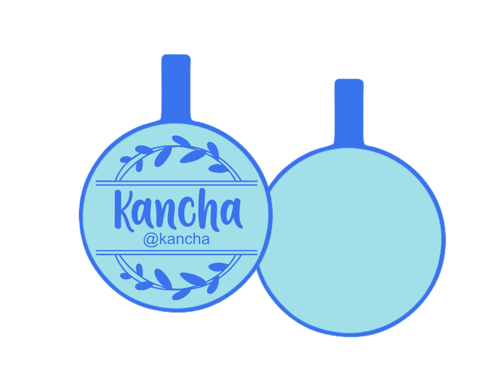 PLACA DE IDENTIFICACIÓN CIRCULO - CORONA DE FLORES13