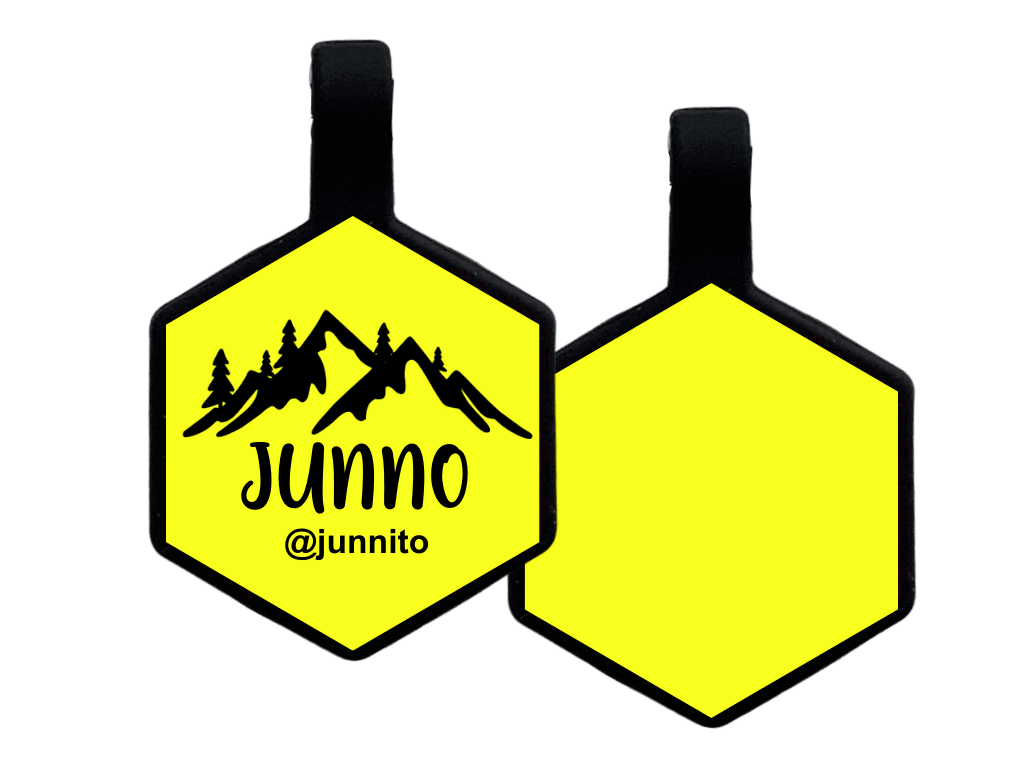 PLACA DE IDENTIFICACIÓN HEXÁGONO - AVENTURA EN MONTAÑA6