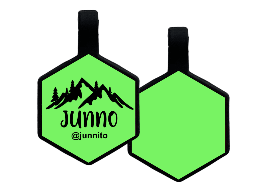 PLACA DE IDENTIFICACIÓN HEXÁGONO - AVENTURA EN MONTAÑA7