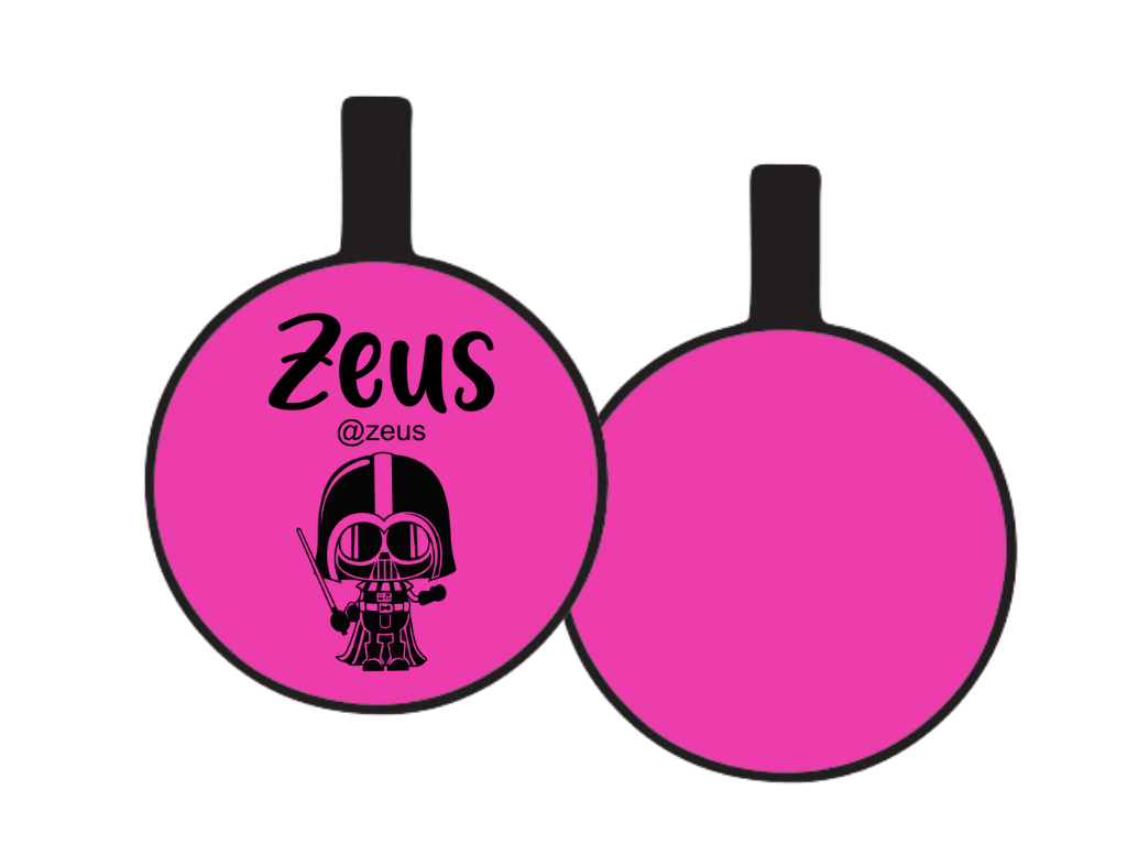 PLACA DE IDENTIFICACIÓN CIRCULO - DARTH VADER5