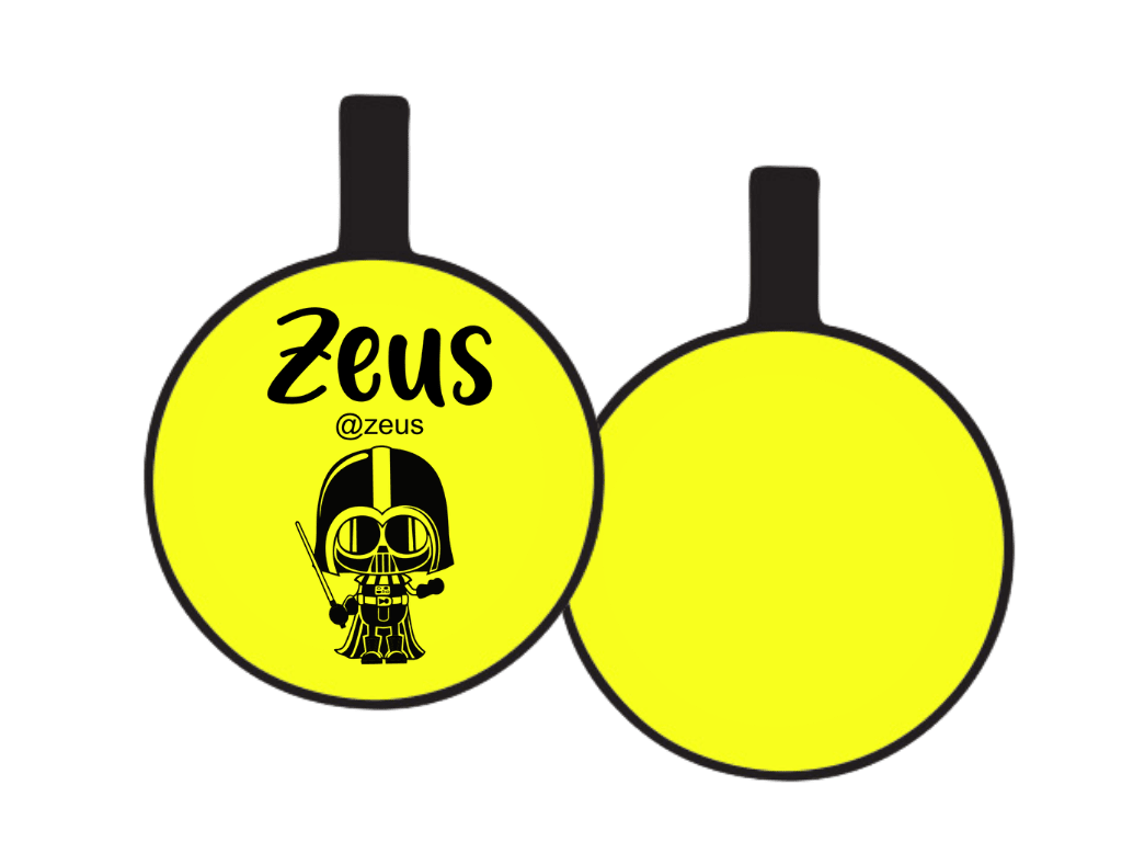 PLACA DE IDENTIFICACIÓN CIRCULO - DARTH VADER6