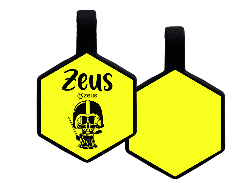 PLACA DE IDENTIFICACIÓN HEXÁGONO - DARTH VADER6