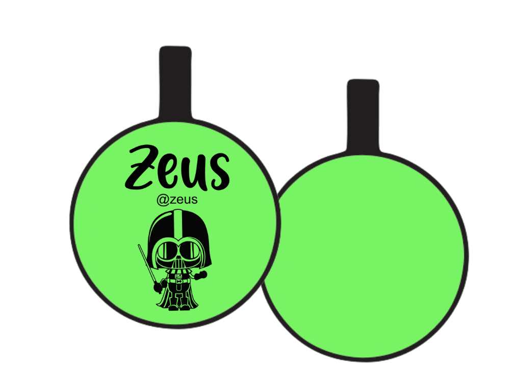 PLACA DE IDENTIFICACIÓN CIRCULO - DARTH VADER7