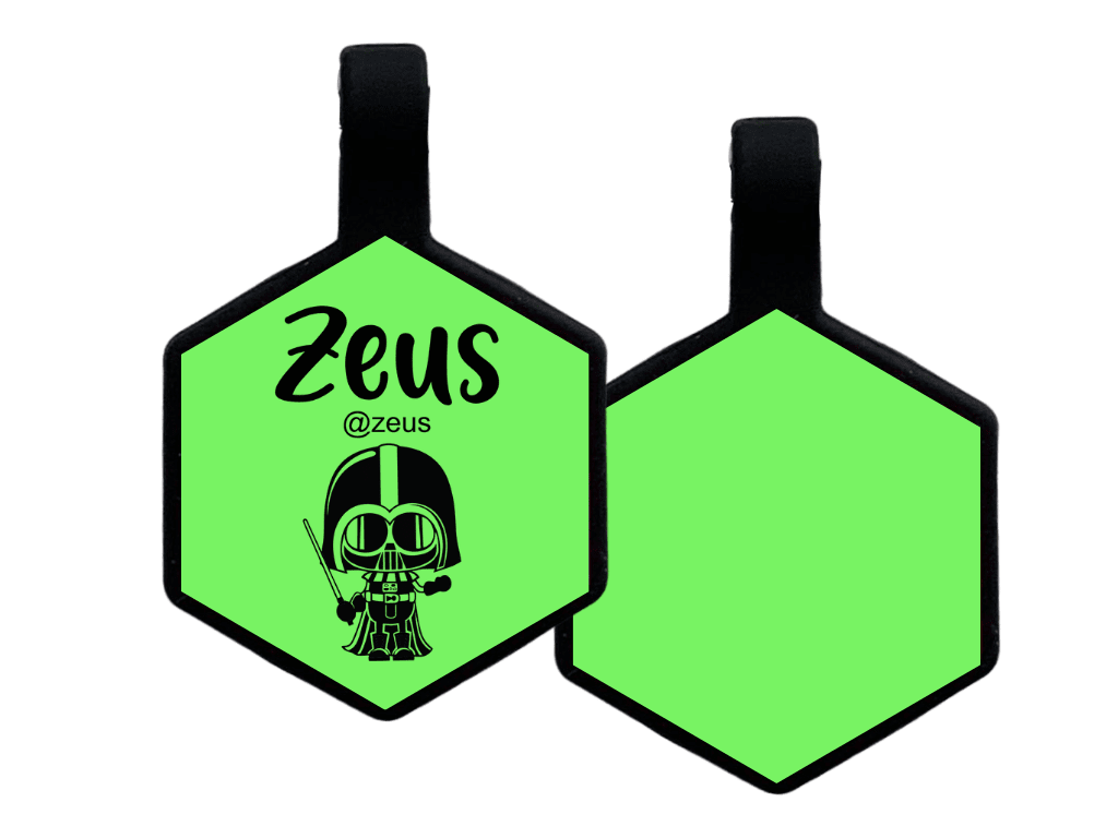 PLACA DE IDENTIFICACIÓN HEXÁGONO - DARTH VADER7