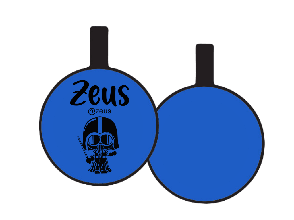 PLACA DE IDENTIFICACIÓN CIRCULO - DARTH VADER10