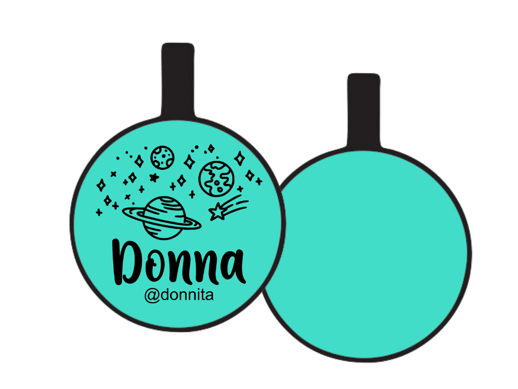 PLACA DE IDENTIFICACIÓN CIRCULO - UNIVERSO4