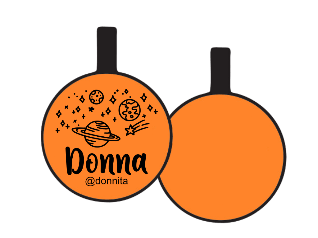 PLACA DE IDENTIFICACIÓN CIRCULO - UNIVERSO9