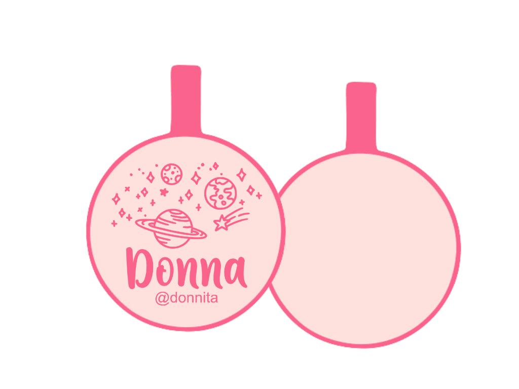 PLACA DE IDENTIFICACIÓN CIRCULO - UNIVERSO14