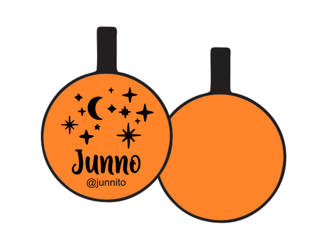 PLACA DE IDENTIFICACIÓN CIRCULO - NOCHE ESTRELLADA9