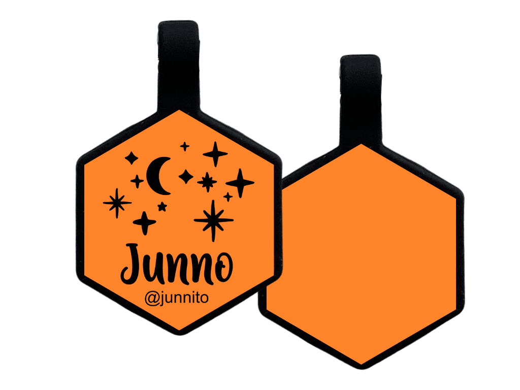 PLACA DE IDENTIFICACIÓN HEXÁGONO - NOCHE ESTRELLADA9