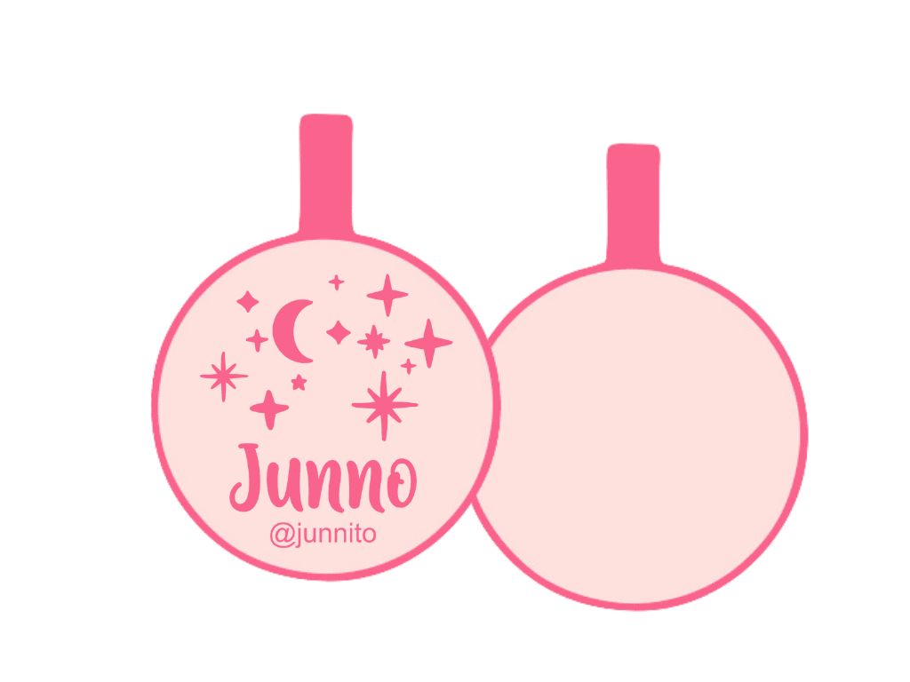 PLACA DE IDENTIFICACIÓN CIRCULO - NOCHE ESTRELLADA14