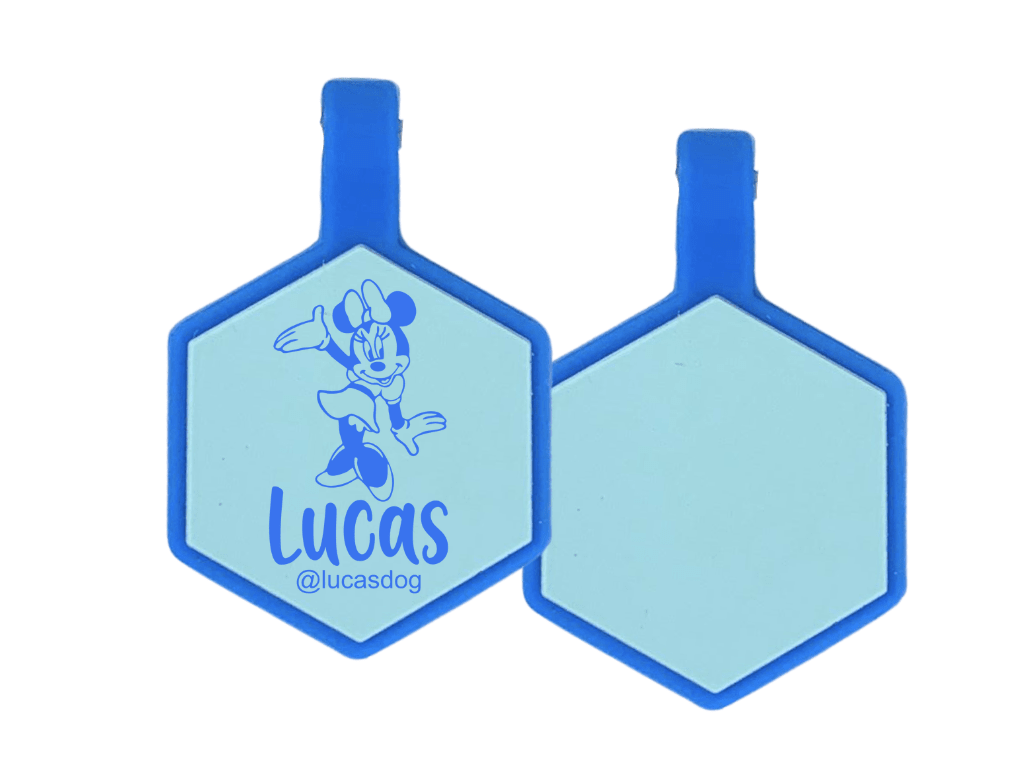 PLACA DE IDENTIFICACIÓN HEXÁGONO - MINIE MOUSE13