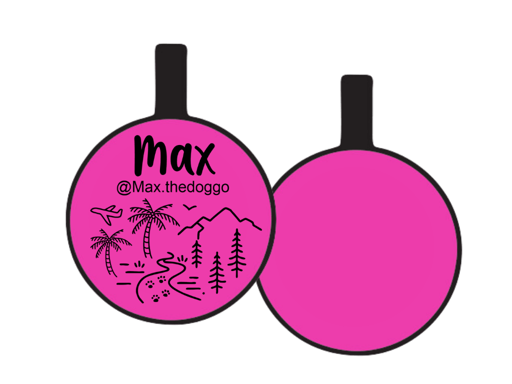 PLACA DE IDENTIFICACIÓN CIRCULO - VIVAN LOS VIAJES5